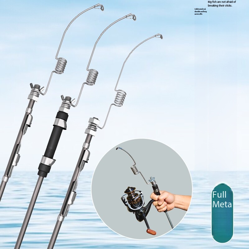 Ice Fishing Reel - Caña de pescar de resorte mini