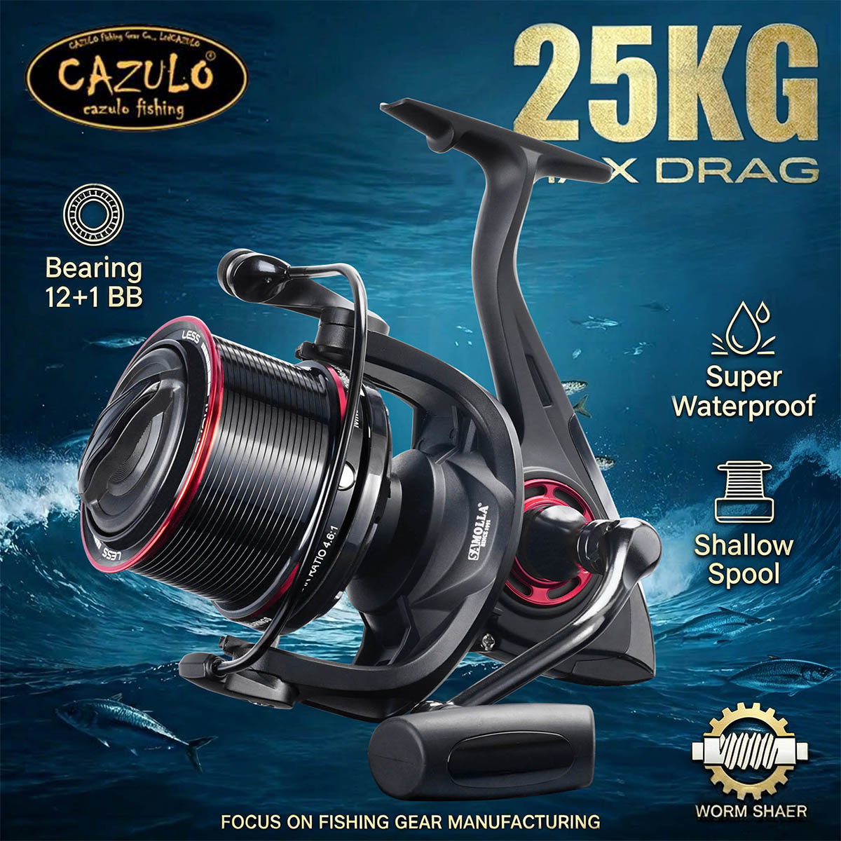 Carrete de Pesca Giratorio de  - Reel Drag Knob reseña y precio