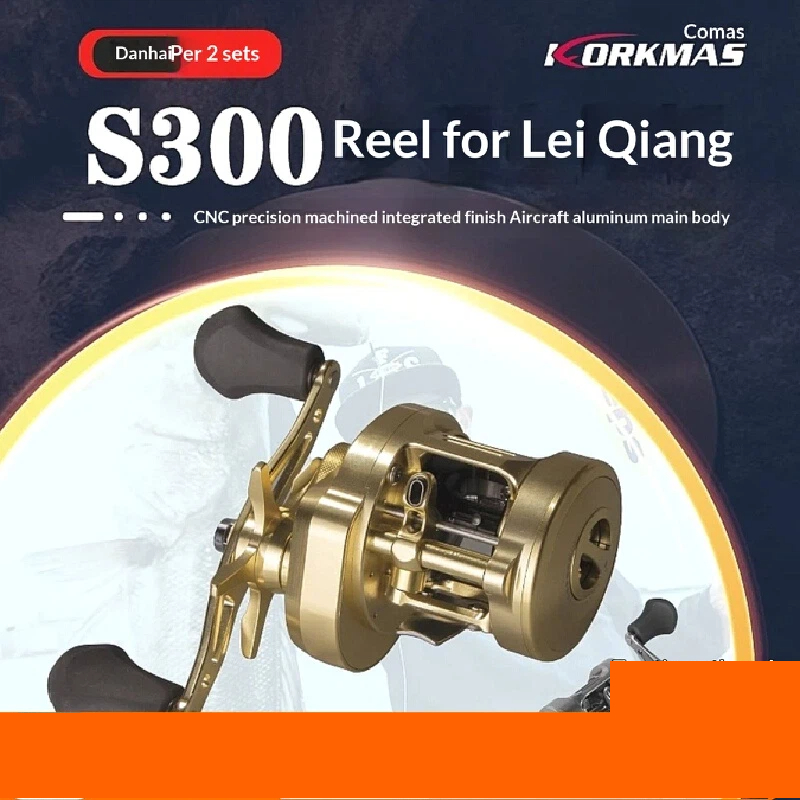Carrete de Pesca Korkmas S300, - Trolling Reel reseña y precio