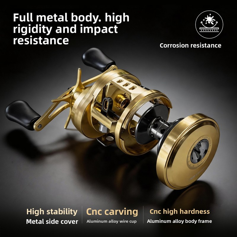 Carrete de Pesca Profesional C - Ice Fishing Reel reseña y precio