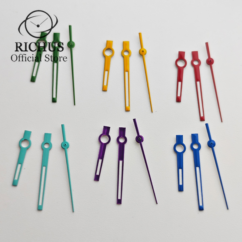 RICHUS-manecillas plateadas az - Reel Case reseña y precio
