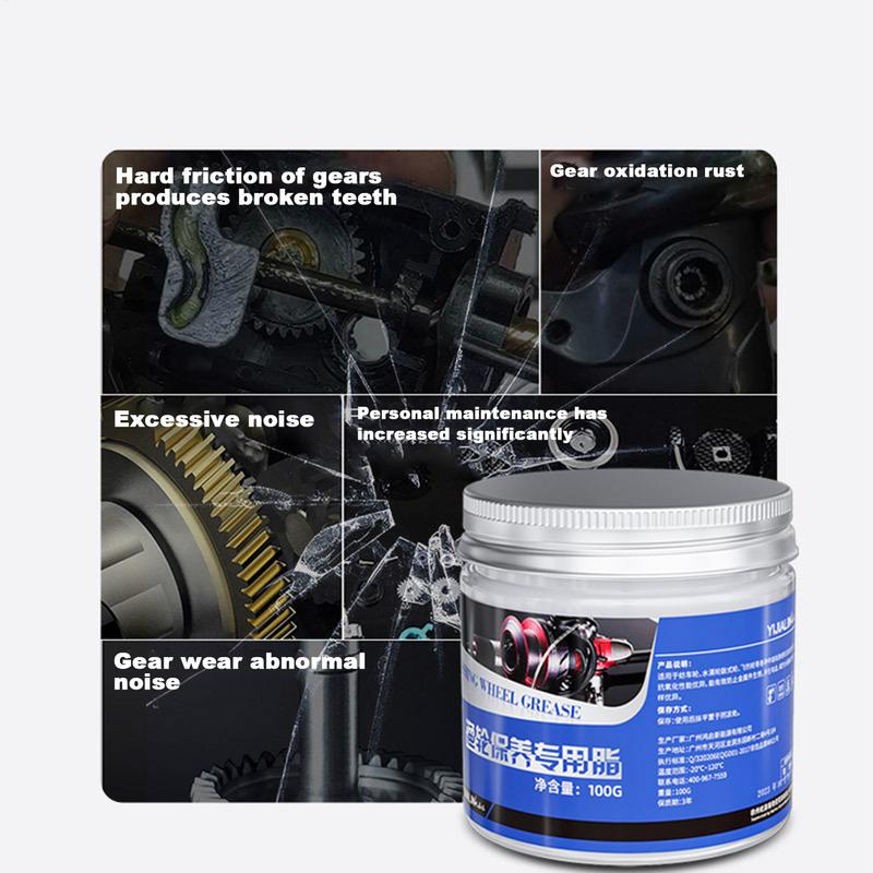 100g carrete de pesca grasa ru - Reel Grease reseña y precio