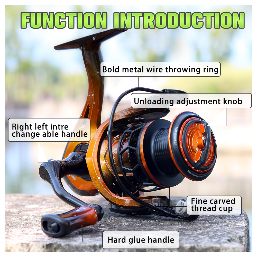 Carrete de Pesca Giratorio JOS - Ice Fishing Reel reseña y precio